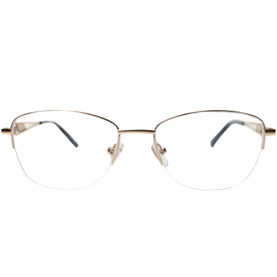 NationsOptics Semi-Rimless Titanium Women’s Frame – Golden